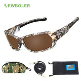 NEWBOLER Camouflage Polarized Fishing Glasses
