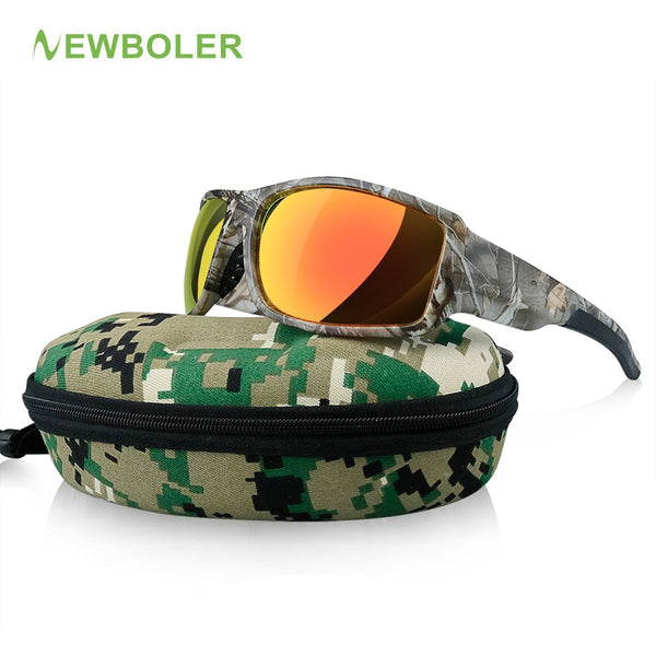 NEWBOLER Camouflage Polarized Fishing Glasses
